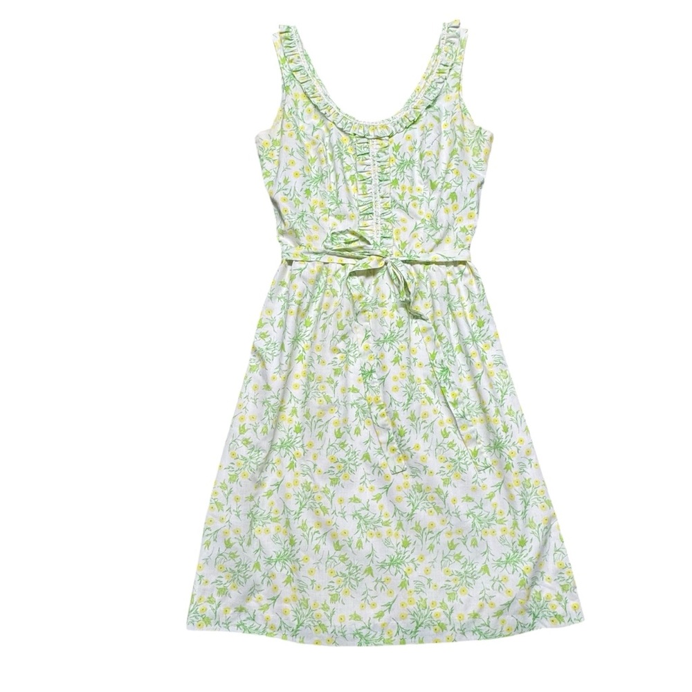 Vintage 60's-70's The Lilly Lilly Pulitzer Sun Dress Floral Ivory Daisy‎ Tulip